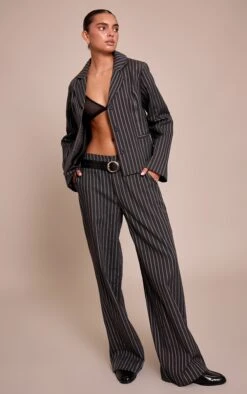 Dark Navy Pinstriped Cropped Fitted Blazer 7 Dark Navy Pinstriped Cropped Fitted Blazer -Pretty Little Thing Shop 3d1435365c9724035730b9fda24f382111d32373 CNO0660 3 dark navy pinstriped cropped fitted blazer