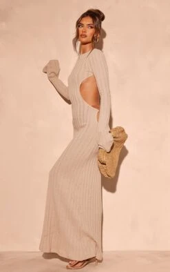 Prettylittlething Taupe Crochet Low Back Maxi Dress -Pretty Little Thing Shop 3ee519fbc6cdf11cf5edb5aaca0a332a5847601d cni7070 3