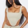 Prettylittlething Stone Twill Dip Hem Structured Cargo Corset -Pretty Little Thing Shop 3f2b3e10ba1a7cdc27590fcb866216550ac265be cmz3093 1