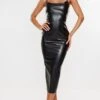Prettylittlething Black Faux Leather Lace Up Back Midi Dress 10 Prettylittlething Black Faux Leather Lace Up Back Midi Dress -Pretty Little Thing Shop 3f6f7c718322af28761b6e6403cc8243066a1e9a CNK1521 1 black faux leather lace up back midi dress
