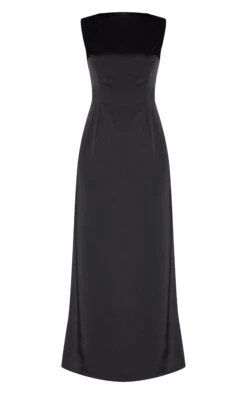 Prettylittlething Black Bridesmaid Satin Boat Neck Maxi Dress -Pretty Little Thing Shop 3fe2df1296201937a949d72ed33ed0933761c409 CNM3627 5 black bridesmaid satin boat neck maxi dress