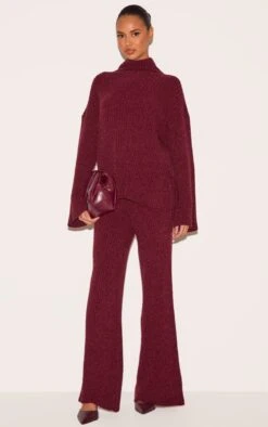 Prettylittlething Burgundy Rib Boucle Knit Oversized Sweater -Pretty Little Thing Shop 400ee1cc9541869eaa88650d8a5a15fe42402e06 cnm1494 3