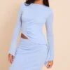 Light Blue Burnout Mesh Ruched Front Flared Sleeve Long Top 12 Light Blue Burnout Mesh Ruched Front Flared Sleeve Long Top -Pretty Little Thing Shop 40762d2b31ce49047c80d8bbe54b385529098f10 CNN9295 1 light blue burnout mesh ruched front flared sleeve long top