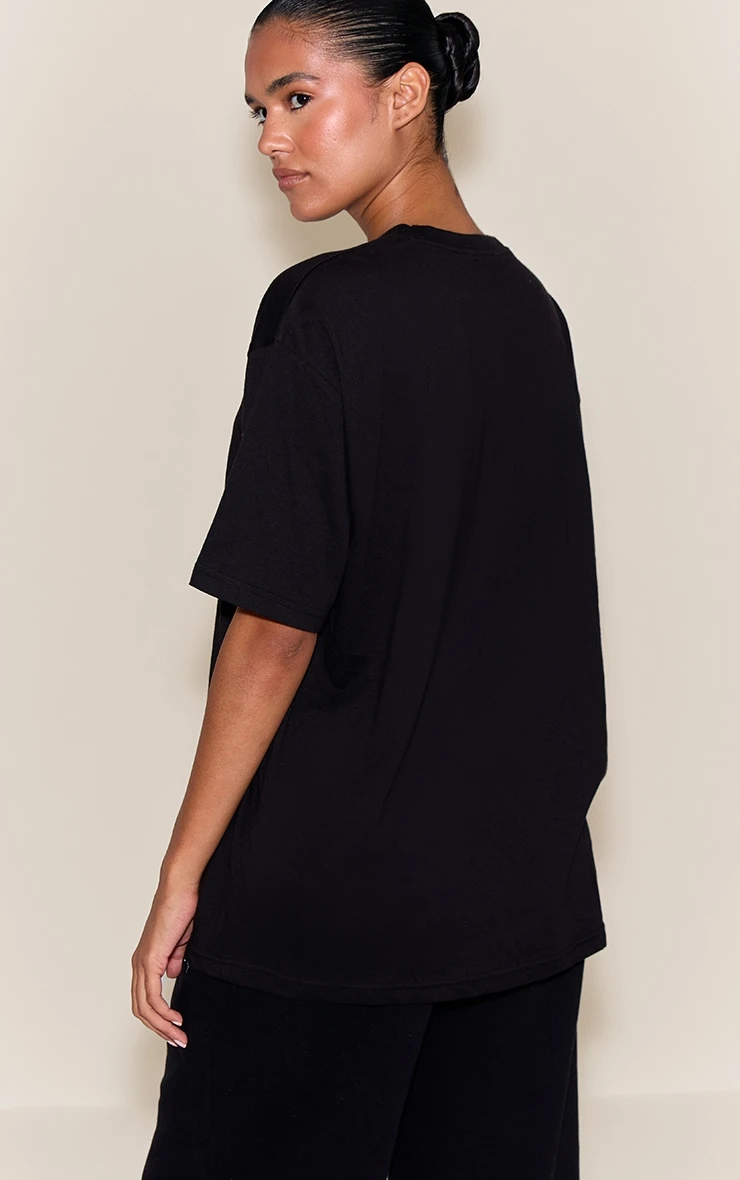 Black Prettylittlething Oversized T-Shirt 2 Black Prettylittlething Oversized T-Shirt - Image 2