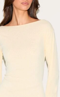 Prettylittlething Almond Onion Skin Boat Neck Flute Sleeve Mini Dress -Pretty Little Thing Shop 4112ee7b32cf6f89b8d0864db4fcc1d68ded5de5 CNM9772 4 almond onion skin boat neck flute sleeve mini dress