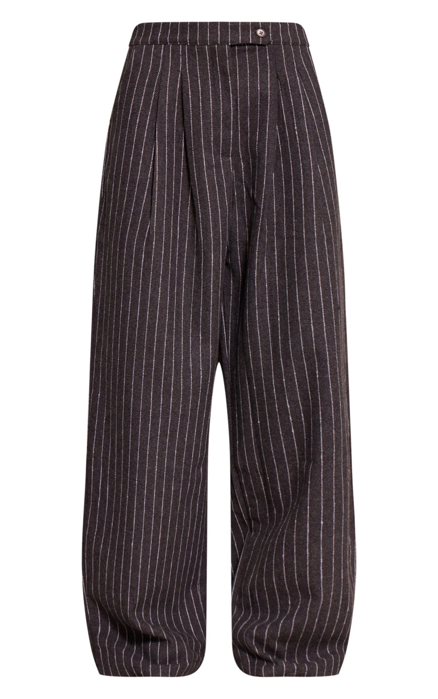 Charcoal Woven Brushed Straight Leg Pant 5 Charcoal Woven Brushed Straight Leg Pant - Image 5