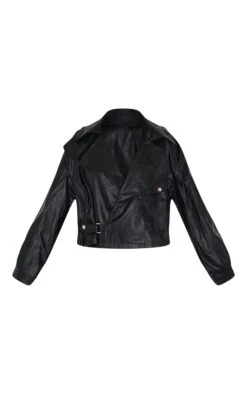 Prettylittlething Black Textured Look Faux Leather Biker Jacket 9 Prettylittlething Black Textured Look Faux Leather Biker Jacket -Pretty Little Thing Shop 42cc49e887a2af47f05faff20534e82f540f6705 CND3351 5 black textured look faux leather biker jacket