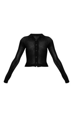 Prettylittlething Black Filagree Knit Button Up Cardigan 9 Prettylittlething Black Filagree Knit Button Up Cardigan -Pretty Little Thing Shop 42ed73382a2827f4833e2780f5f44f3bbf79307a CNO5084 5 black filagree knit button up cardigan