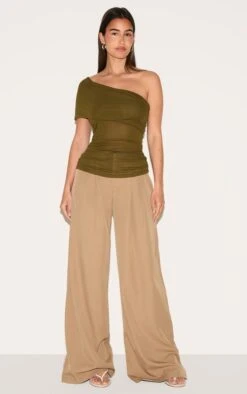 Prettylittlething Olive Sheer Soft Touch Fold Over Detail One Shoulder Long Top -Pretty Little Thing Shop 431b344a3497fc5a4e7ad1c69f458b4d720f8b2f CNM3739 3 olive sheer soft touch fold over detail one shoulder long top