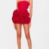 Prettylittlething Red Oversized Rose Detail Bandeau Skort Romper -Pretty Little Thing Shop 4382de1748b29142934160e65ad7675de3471b66 cnk8170 1