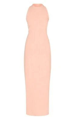 Prettylittlething Peach Textured Scoop Back Maxi Dress -Pretty Little Thing Shop 4418a42e64e48100eb59fbde51300bb8da8dac0b CNN0058 5 peach textured scoop back maxi dress