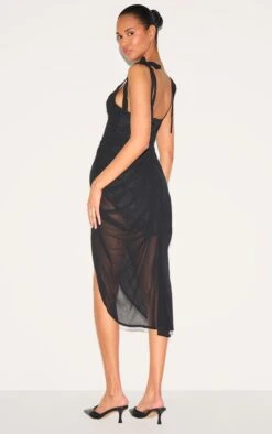 Prettylittlething Black Underwire Detail Draped Midi Dress 7 Prettylittlething Black Underwire Detail Draped Midi Dress -Pretty Little Thing Shop 444a166d28eda4730b297320d85230f920850f6a CMT9185 2 black underwire detail draped midi dress