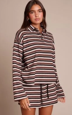 Black Stripe Super Soft Shorts