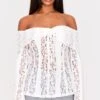 Prettylittlething White Fitted Lace Flared Sleeve Bardot Top 11 Prettylittlething White Fitted Lace Flared Sleeve Bardot Top -Pretty Little Thing Shop 44b482d9dc7e6ff66eaf70ada6d19399f60ca92a cnl9806 1