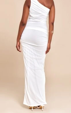 Prettylittlething White Mesh Ruched Maxi Skirt -Pretty Little Thing Shop 44bec289f492537bd3f16573d51767ef376d8494 CNM9921 3 white mesh ruched maxi skirt