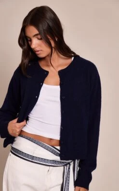 Prettylittlething Navy Round Neck Knit Cardigan 8 Prettylittlething Navy Round Neck Knit Cardigan -Pretty Little Thing Shop 452bda820c55689a4fc3f8dfec857bf62b6b20f1 CNN6364 4 navy round neck knit cardigan