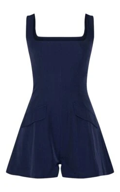 Prettylittlething Navy Woven Pocket Detail Romper -Pretty Little Thing Shop 45c5fd1e48fb54f1d0bcf51ef6a8851e4b35bb99 CNN2254 5 navy woven pocket detail playsuit