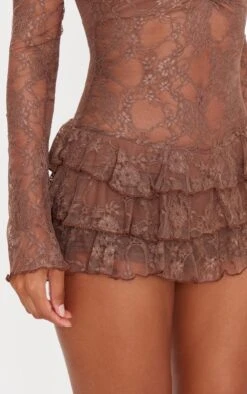 Prettylittlething Chocolate Lace Bardot Rara Skort Romper 8 Prettylittlething Chocolate Lace Bardot Rara Skort Romper -Pretty Little Thing Shop 4624249c96c4d13a798c8aa3d5a6dfc338de841c cnk5805 4