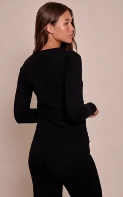 Prettylittlething Black Long Sleeve Fine Knit Top -Pretty Little Thing Shop 468eefa989ca4c84b0c3f6bc9ce3f2700fd88230 CNN7027 2 black long sleeve fine knit top