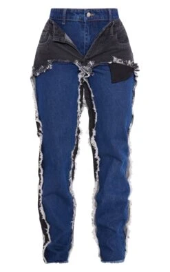 Prettylittlething Washed Indigo Layered Effect Straight Leg Jeans 9 Prettylittlething Washed Indigo Layered Effect Straight Leg Jeans -Pretty Little Thing Shop 470823bf225c6248063363480ff23032b867e927 cng8188 5