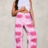 Prettylittlething Pink Tie Dye Denim Wide Leg Jeans -Pretty Little Thing Shop 4735adfe670aafcf47240af0acf7784d4ef0d18b cni7418 1