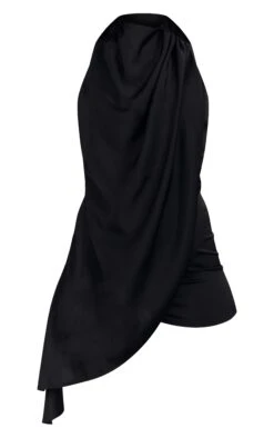 Prettylittlething Black Satin Halterneck Romper -Pretty Little Thing Shop 47a62e3aca0f644dc4a3f35dcacfc2965df0e923 CNO4342 5 black satin halterneck playsuit
