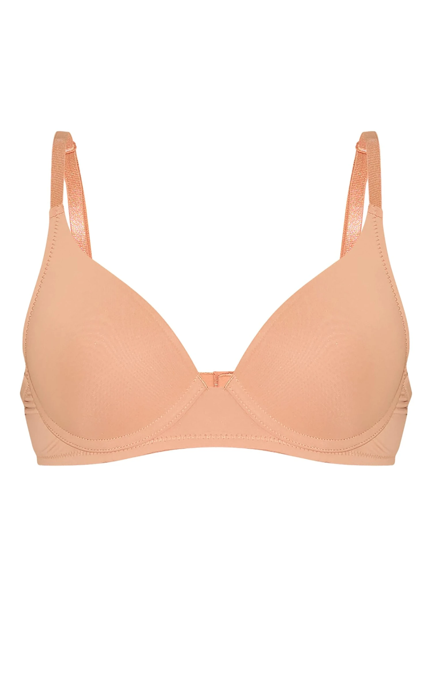 Prettylittlething Dark Nude Scoop Cupped Underwired Bra 5 Prettylittlething Dark Nude Scoop Cupped Underwired Bra - Image 5