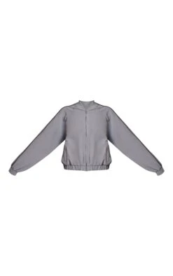 Prettylittlething Light Blue Tricot Contrast Piping Bomber Jacket -Pretty Little Thing Shop 48de769cd8ce61ee85333c38a7c90a8313432a50 CNO4680 5 light blue tricot contrast piping bomber jacket