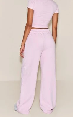 Light Pink Washed Wide Leg Sweatpants -Pretty Little Thing Shop 4902cfbb26c4019289e497a440c4332083a2dae5 CNO2594 3 light pink washed wide leg joggers