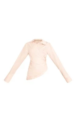 Prettylittlething Cream Ruched Wrap Detail Long Sleeve Shirt 9 Prettylittlething Cream Ruched Wrap Detail Long Sleeve Shirt -Pretty Little Thing Shop 49b3eec57335db5ce10752a9f26427f2de8a8707 CNO4015 5 cream ruched wrap detail long sleeve shirt