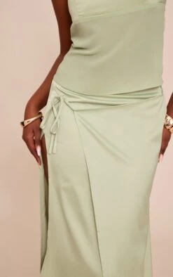 Prettylittlething Sage Satin Wrap Maxi Skirt 8 Prettylittlething Sage Satin Wrap Maxi Skirt -Pretty Little Thing Shop 4a1de1c531af4c2e822cf0213782fe8aa948d763 CNN4197 4 sage satin wrap maxi skirt