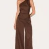 Prettylittlething Chocolate Woven One Shoulder Wide Leg Jumpsuit -Pretty Little Thing Shop 4a2fb5335d534a06e02c4196f35eb5b2a84a4365 CNN0139 1 chocolate woven one shoulder wide leg jumpsuit