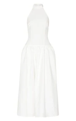 Prettylittlething White Tailored High Neck Midaxi Dress -Pretty Little Thing Shop 4a640eeda2e6cefa2398491fed4390234ba22634 CNM7937 5 white tailored high neck midaxi dress