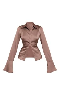 Prettylittlething Mushroom Satin Flared Sleeve Fitted Shirt 9 Prettylittlething Mushroom Satin Flared Sleeve Fitted Shirt -Pretty Little Thing Shop 4afa035b08e2d2f048badaf00226cc8234de93e8 CNN2346 5 mushroom satin flared sleeve fitted shirt