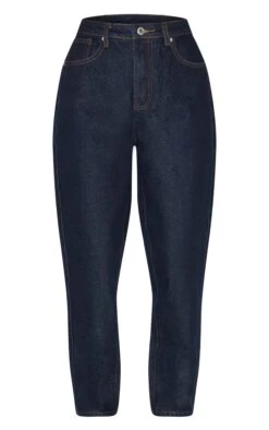 Prettylittlething Dark Indigo High Waist Mom Jeans -Pretty Little Thing Shop 4b5a3a048853ca2ac2937b8838c86219070574de CNL7121 5 dark indigo high waist mom jeans