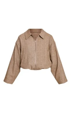 Prettylittlething Olive Herringbone Bomber Jacket 9 Prettylittlething Olive Herringbone Bomber Jacket -Pretty Little Thing Shop 4b5d9455dc7f7eac6bcf14c4bb9df8e91ea6577d CNN8328 5 olive herringbone bomber jacket
