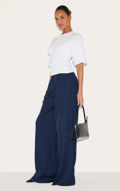 Prettylittlething White Ruched Bust Detail Fitted T Shirt -Pretty Little Thing Shop 4b76c081ed5d3244c71afd8b5a112d460ffff071 CNK8350 3 white ruched bust detail fitted t shirt