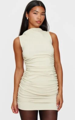 Prettylittlething Stone High Neck Ruched Bodycon Dress 8 Prettylittlething Stone High Neck Ruched Bodycon Dress -Pretty Little Thing Shop 4bf6f7f2dce523e403df887c946a6b1d39a4478f CNK1004 4 stone high neck ruched bodycon dress