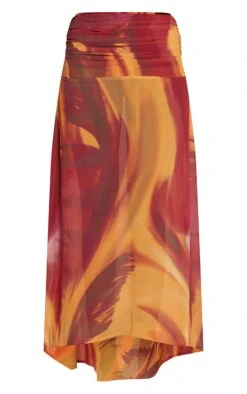 Multi Abstract Printed Chiffon Ruched Maxi Skirt 9 Multi Abstract Printed Chiffon Ruched Maxi Skirt -Pretty Little Thing Shop 4c07257914582ebe09351bd647de14667718c8dc CNN9277 5 multi abstract printed chiffon ruched maxi skirt