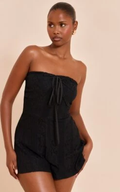 Prettylittlething Black Lace Fold Over Romper -Pretty Little Thing Shop 4c5cbdfbeedf4fe8e7010b3d60f62d2ee238637d CNO4151 4 black lace fold over playsuit