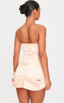 Prettylittlething Champagne Satin Bow Detail Bodycon Dress -Pretty Little Thing Shop 4ceea75065bc77dd9cb928618f119a42effecda3 cnk7191 2