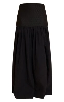 Prettylittlething Black Textured Drop Waist Lightweight Woven Maxi Skirt -Pretty Little Thing Shop 4d78734604df6243010cfb9f1d971f0ea9375789 CNN3536 5 black textured drop waist lightweight woven maxi skirt