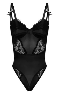 Prettylittlething Black Lace Underwired Lingerie Bodysuit -Pretty Little Thing Shop 4e19ce0ea94ffa275aac3bbaea790ddaf1f7a81d CNN2212 6 black lace underwired lingerie bodysuit