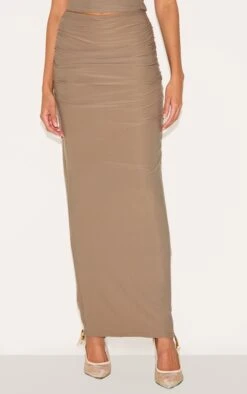 Prettylittlething Mushroom Soft Touch Ruched Maxi Skirt 8 Prettylittlething Mushroom Soft Touch Ruched Maxi Skirt -Pretty Little Thing Shop 4ea4a7676ceabc20fce6ec4665c29eb20b7428d5 CNM1349 3 mushroom soft touch ruched maxi skirt