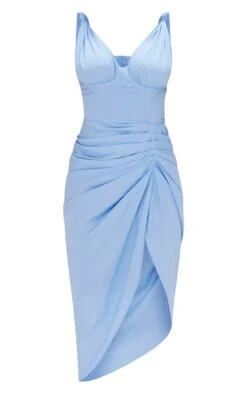 Prettylittlething Baby Blue Knot Strap Corset Detail Gathered Skirt Midi Dress -Pretty Little Thing Shop 4f1d3c0fca3d8214a5161d45afb4cf0b1d0d85d9 cmw8339 6