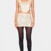 Prettylittlething Gold Chain Sequin Low Rise Micro Mini Skirt -Pretty Little Thing Shop 4f47eed05932a9e08757bdbfc2c63032dd5d545c cnl0036 1
