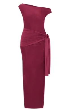 Prettylittlething Burgundy Slinky Off Shoulder Wrap Detail Maxi Dress 9 Prettylittlething Burgundy Slinky Off Shoulder Wrap Detail Maxi Dress -Pretty Little Thing Shop 4f5ff423c3288c6749150d14ebf3804c2a54df4b cnl4717 5