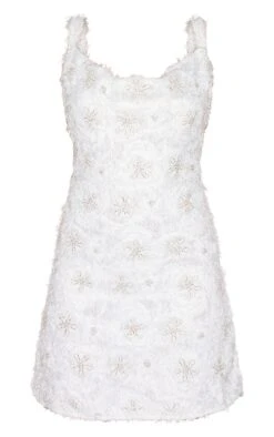 Prettylittlething Premium White Sequin Embroidered Cowl Neck Shift Dress -Pretty Little Thing Shop 4f7367ddb733667697858ca0d57ae09f0ed3f530 CNI2694 5 premium white sequin embroidered cowl neck shift dress