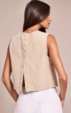 Prettylittlething Washed Stone Round Neck Boxy Denim Top -Pretty Little Thing Shop 4f9c9f586d85e0dbd25e4f9aebd6488b08c6ea37 CNN2168 2 washed stone round neck boxy denim top