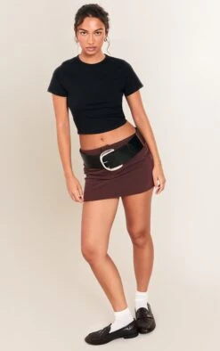 Prettylittlething Black Cotton Crew Neck Cropped Short Sleeve T-shirt 7 Prettylittlething Black Cotton Crew Neck Cropped Short Sleeve T-shirt -Pretty Little Thing Shop 5036d88e3303d36ccbc6e3346937ce3b100eed35 CNN7532 3 black cotton crew neck cropped short sleeve t shirt